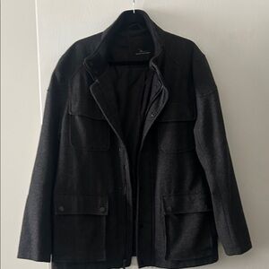 Marc Anthony Charcoal Military Jacket